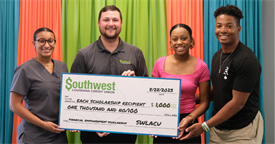 Southwest Louisiana Credit Union Awards Four Scholarships