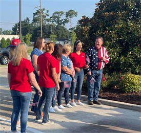 The Donaldsonville Elks Lodge Celebrated Flag Day with Ascension Credit Union