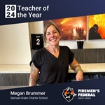 Firemen’s Federal Names Brummer Teacher of the Year