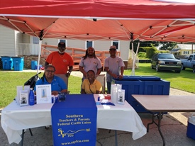 Southern Teachers & Parents FCU Thibodaux Branch Gives Back at Back-to-School Events